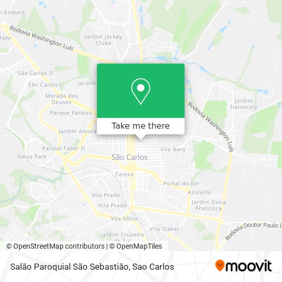 Salão Paroquial São Sebastião map