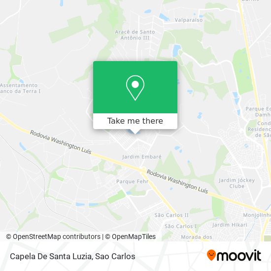 Capela De Santa Luzia map