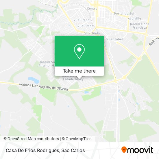 Casa De Frios Rodrigues map