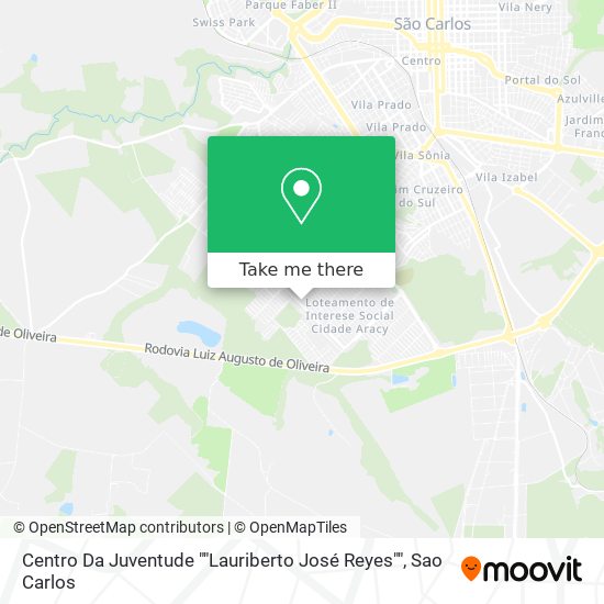Centro Da Juventude ""Lauriberto José Reyes"" map