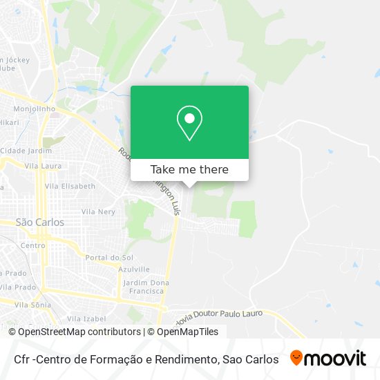 Cfr -Centro de Formação e Rendimento map