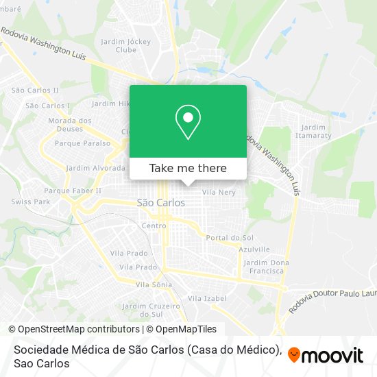 Sociedade Médica de São Carlos (Casa do Médico) map