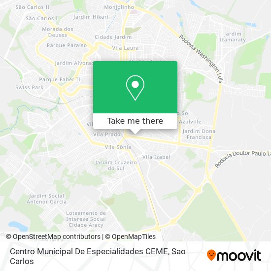 Centro Municipal De Especialidades CEME map