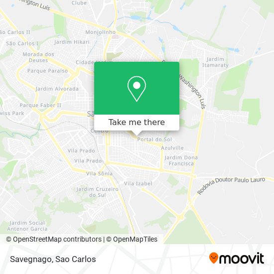 Savegnago map