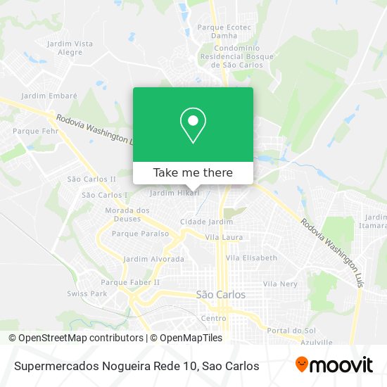 Supermercados Nogueira Rede 10 map