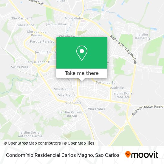 Condomínio Residencial Carlos Magno map