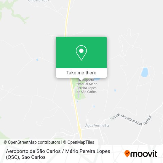 Aeroporto de São Carlos / Mário Pereira Lopes (QSC) map