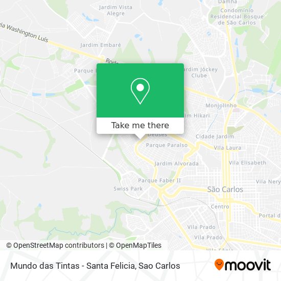 Mundo das Tintas - Santa Felicia map