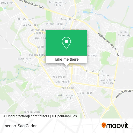 senac map