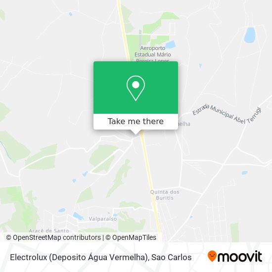 Mapa Electrolux (Deposito Água Vermelha)