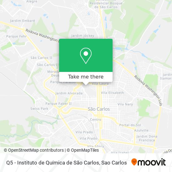 Q5 - Instituto de Química de São Carlos map