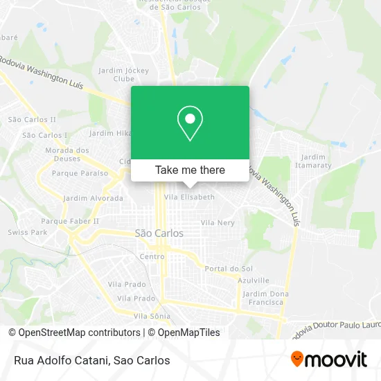 Rua Adolfo Catani map