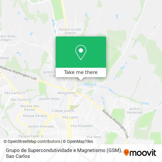Grupo de Supercondutividade e Magnetismo (GSM) map