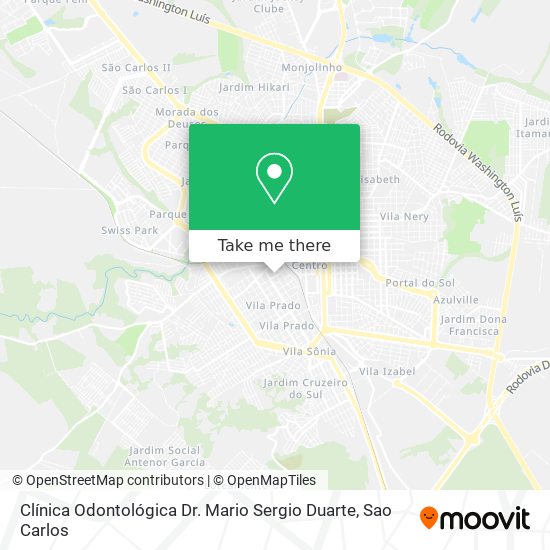 Mapa Clínica Odontológica Dr. Mario Sergio Duarte