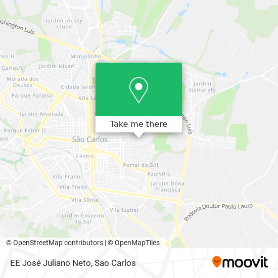 EE José Juliano Neto map