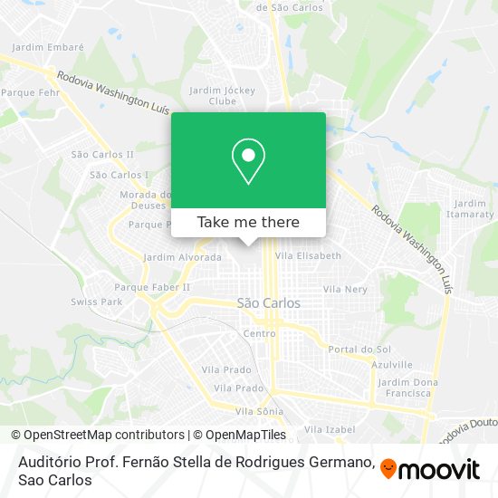 Auditório Prof. Fernão Stella de Rodrigues Germano map