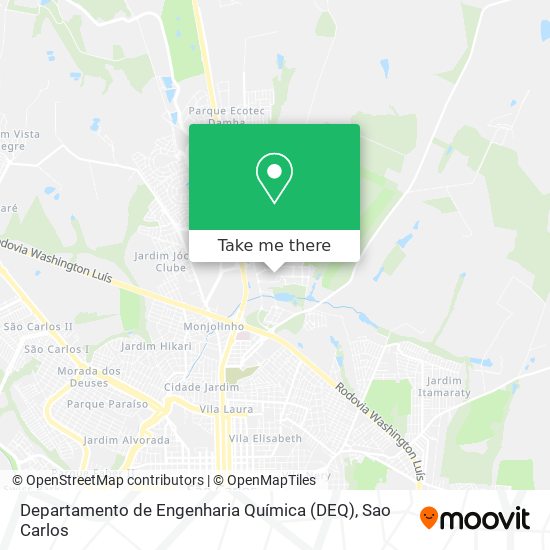 Departamento de Engenharia Química (DEQ) map