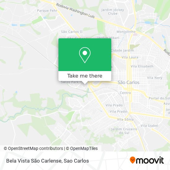 Bela Vista São Carlense map