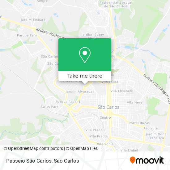 Passeio São Carlos map