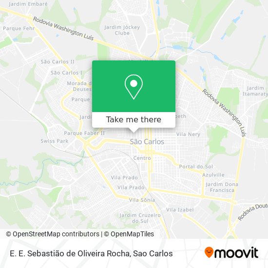 E. E. Sebastião de Oliveira Rocha map