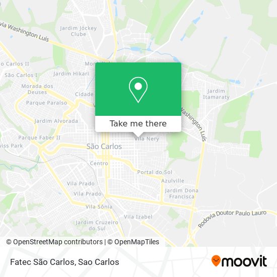 Fatec São Carlos map
