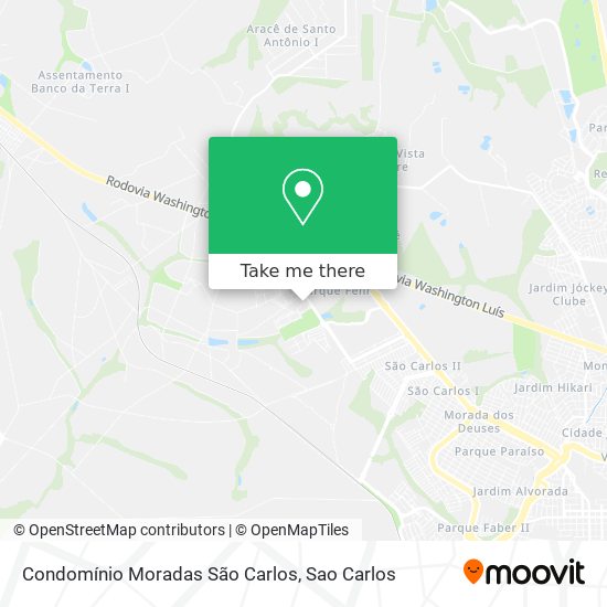 Condomínio Moradas São Carlos map