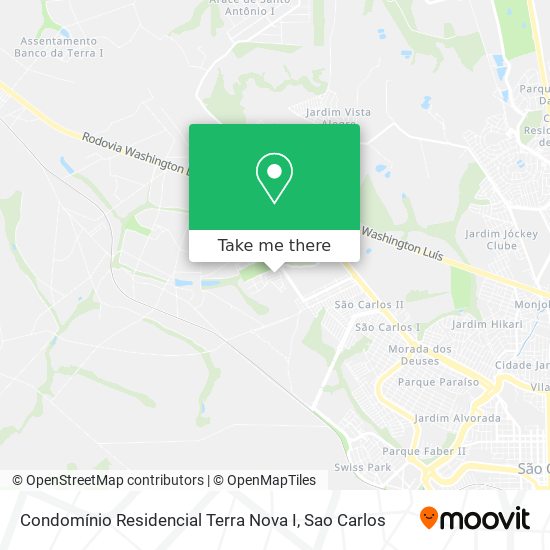 Mapa Condomínio Residencial Terra Nova I