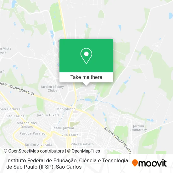 Instituto Federal de Educação, Ciência e Tecnologia de São Paulo (IFSP) map