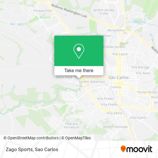 Mapa Zago Sports