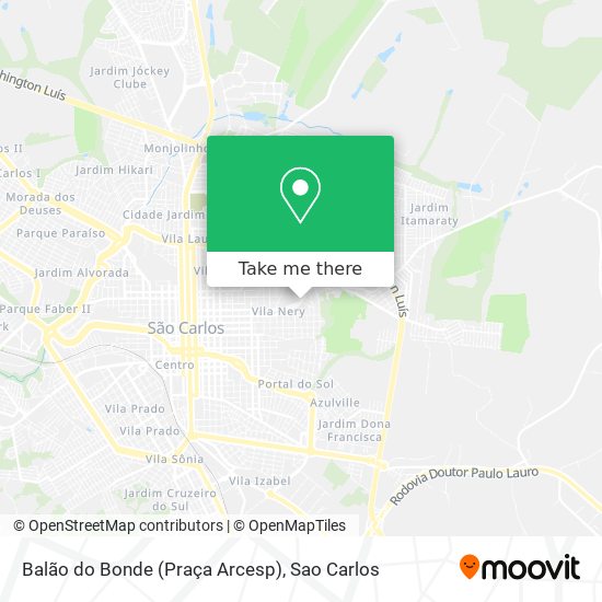 Balão do Bonde (Praça Arcesp) map