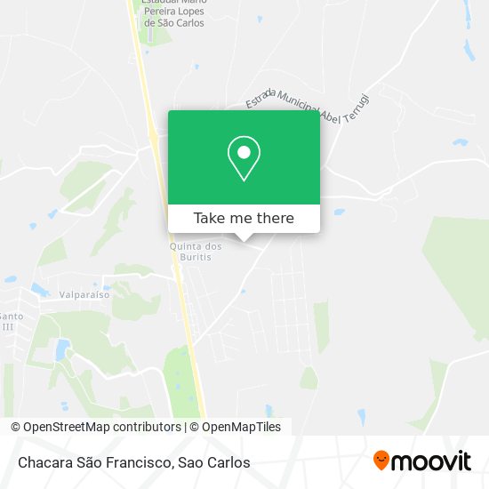 Chacara São Francisco map