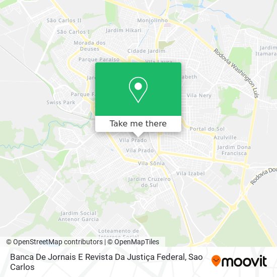 Banca De Jornais E Revista Da Justiça Federal map