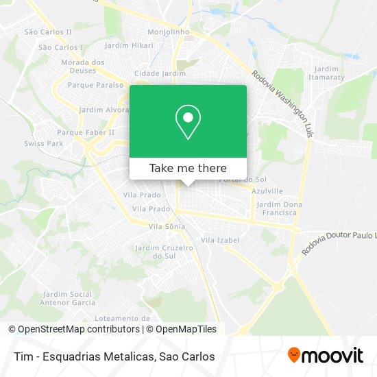 Tim - Esquadrias Metalicas map