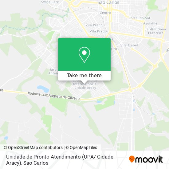 Unidade de Pronto Atendimento (UPA/ Cidade Aracy) map