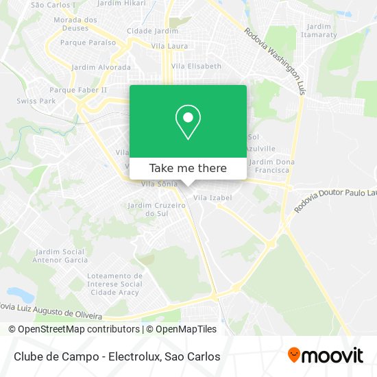 Clube de Campo - Electrolux map