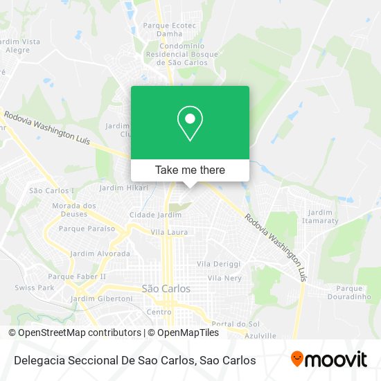 Delegacia Seccional De Sao Carlos map