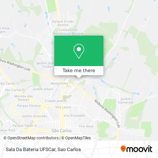Sala Da Bateria UFSCar map