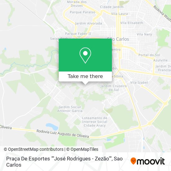 Praça De Esportes ""José Rodrigues - Zezão"" map