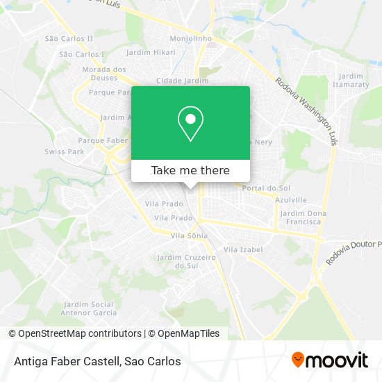 Antiga Faber Castell map