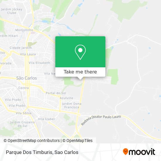 Parque Dos Timburis map