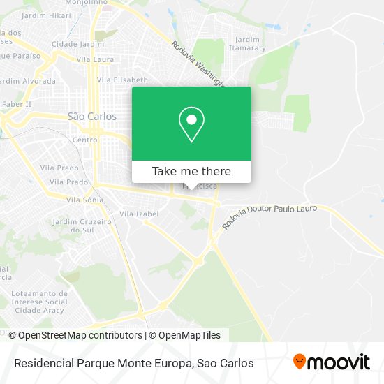 Residencial Parque Monte Europa map