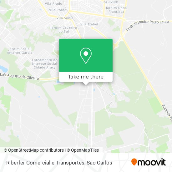 Riberfer Comercial e Transportes map