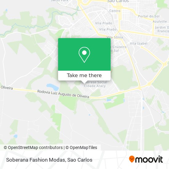 Soberana Fashion Modas map