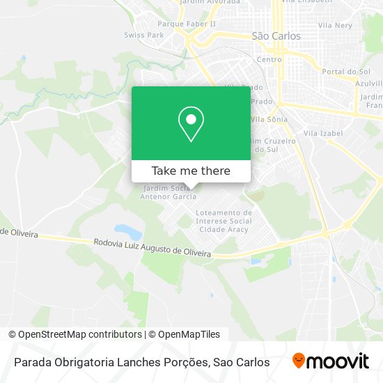 Parada Obrigatoria Lanches Porções map