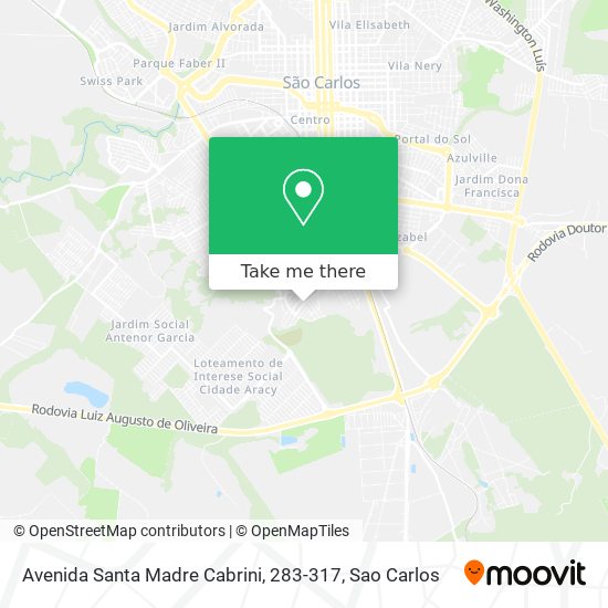 Avenida Santa Madre Cabrini, 283-317 map