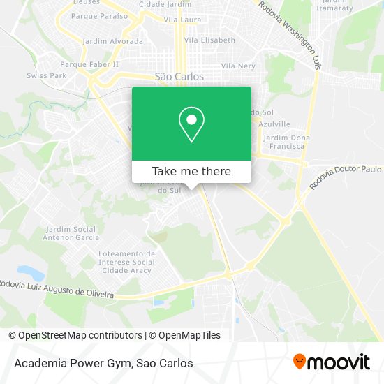 Academia Power Gym map
