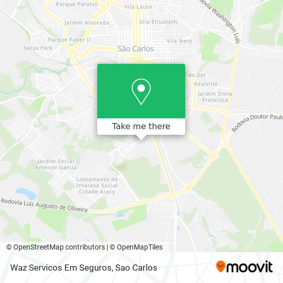 Waz Servicos Em Seguros map