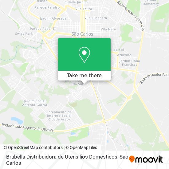 Brubella Distribuidora de Utensilios Domesticos map