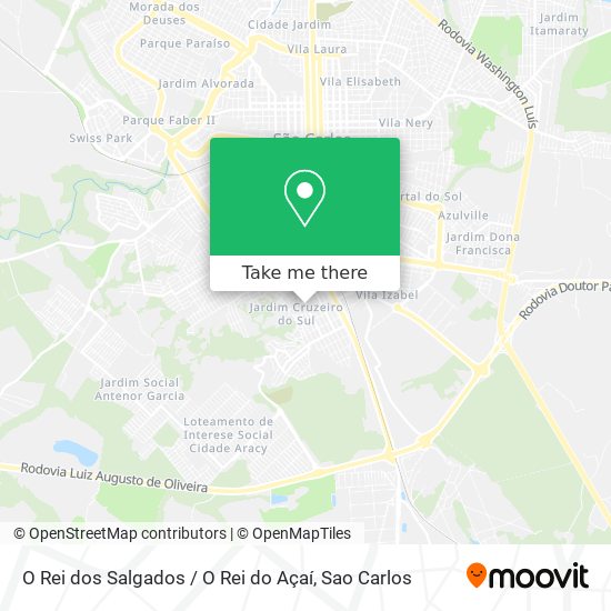 O Rei dos Salgados / O Rei do Açaí map