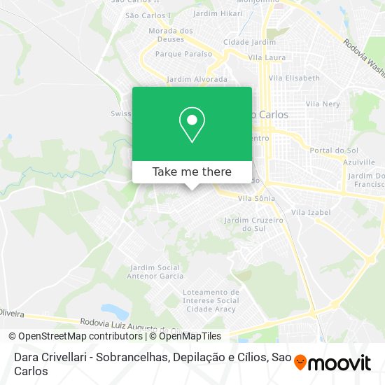 Dara Crivellari - Sobrancelhas, Depilação e Cílios map